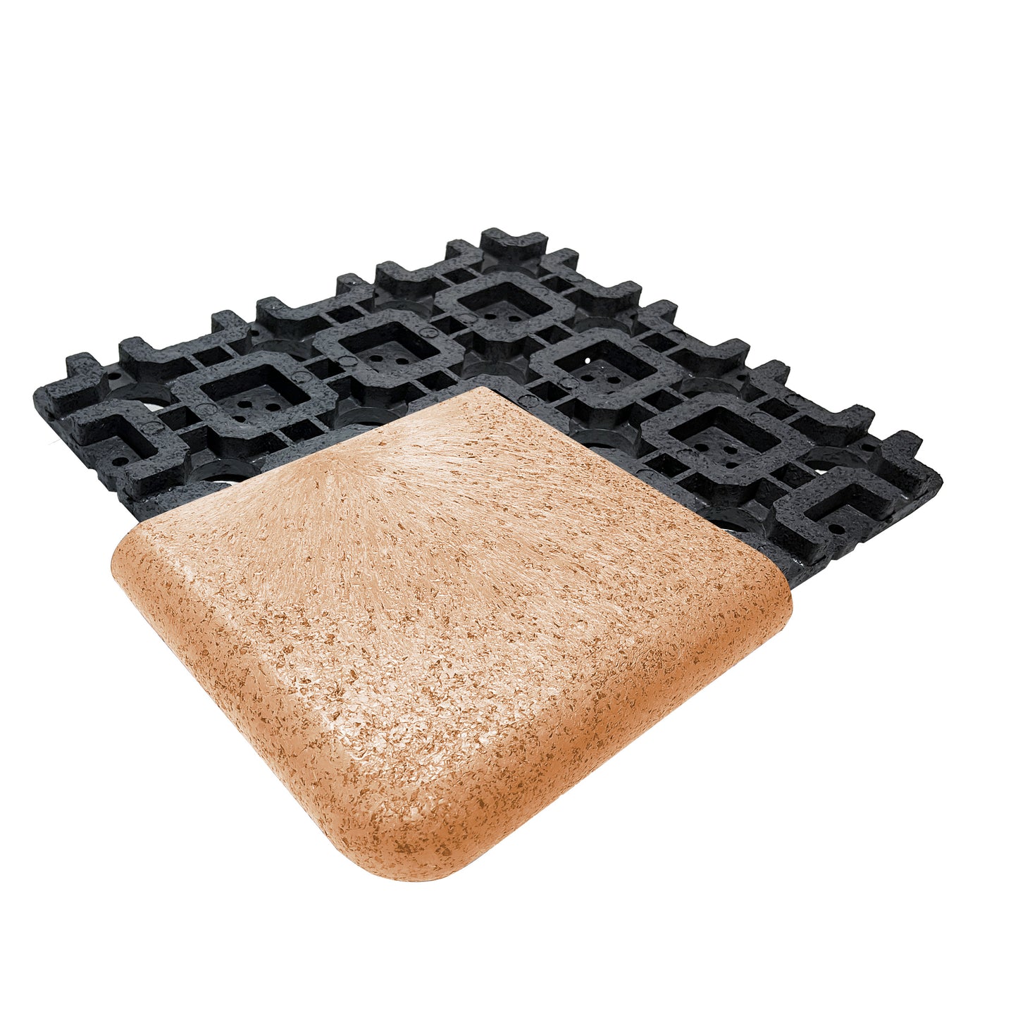 Aspire Bullnose Corner (9" x 9" single corner piece)