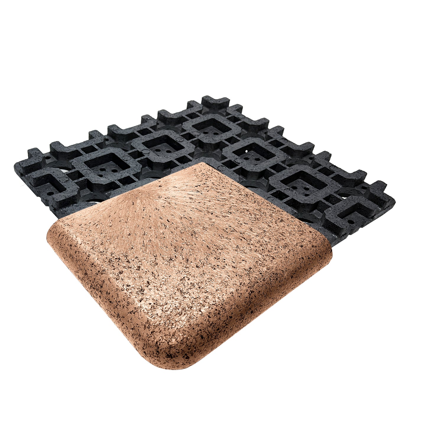 Aspire Bullnose Corner (9" x 9" single corner piece)