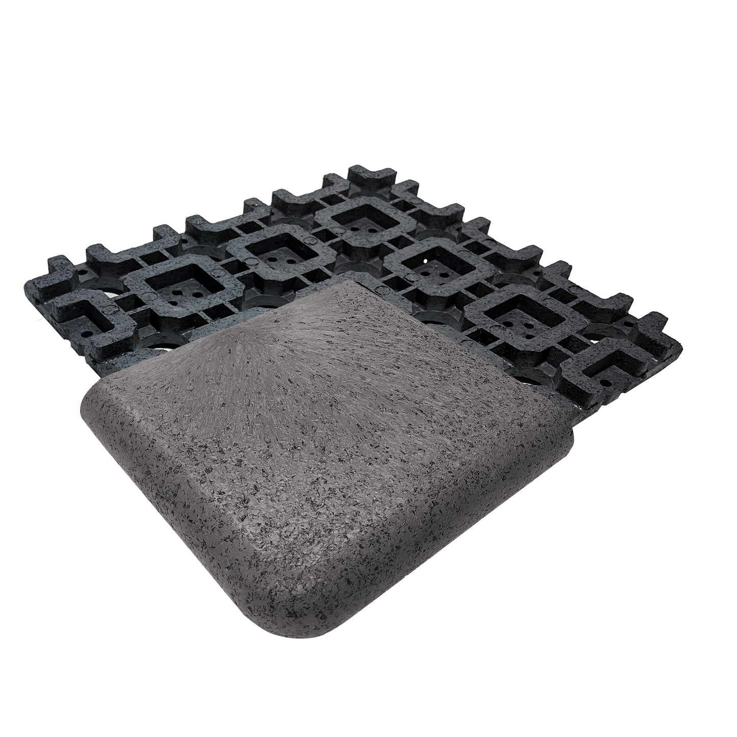 Aspire Bullnose Corner (9" x 9" single corner piece)