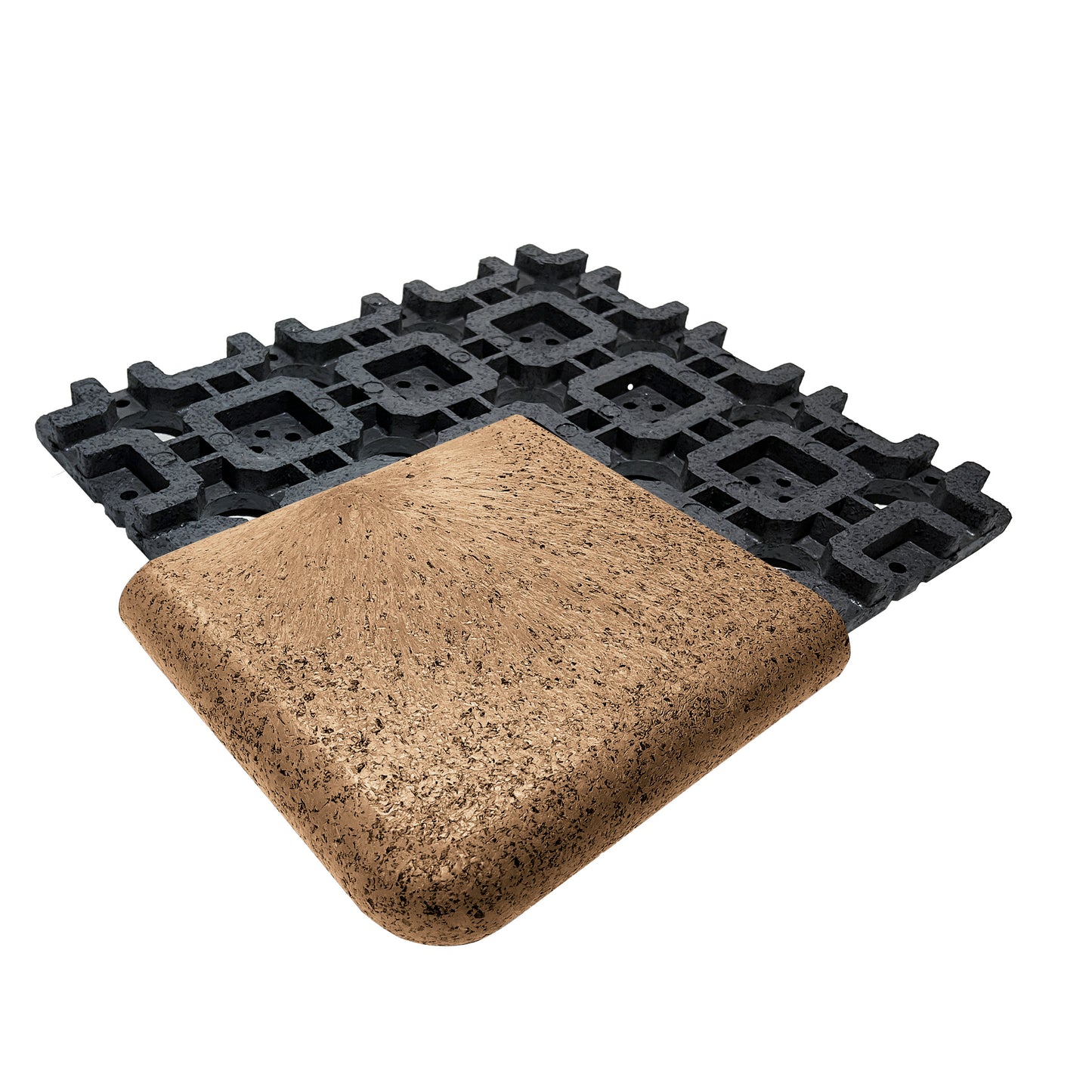 Aspire Bullnose Corner (9" x 9" single corner piece)