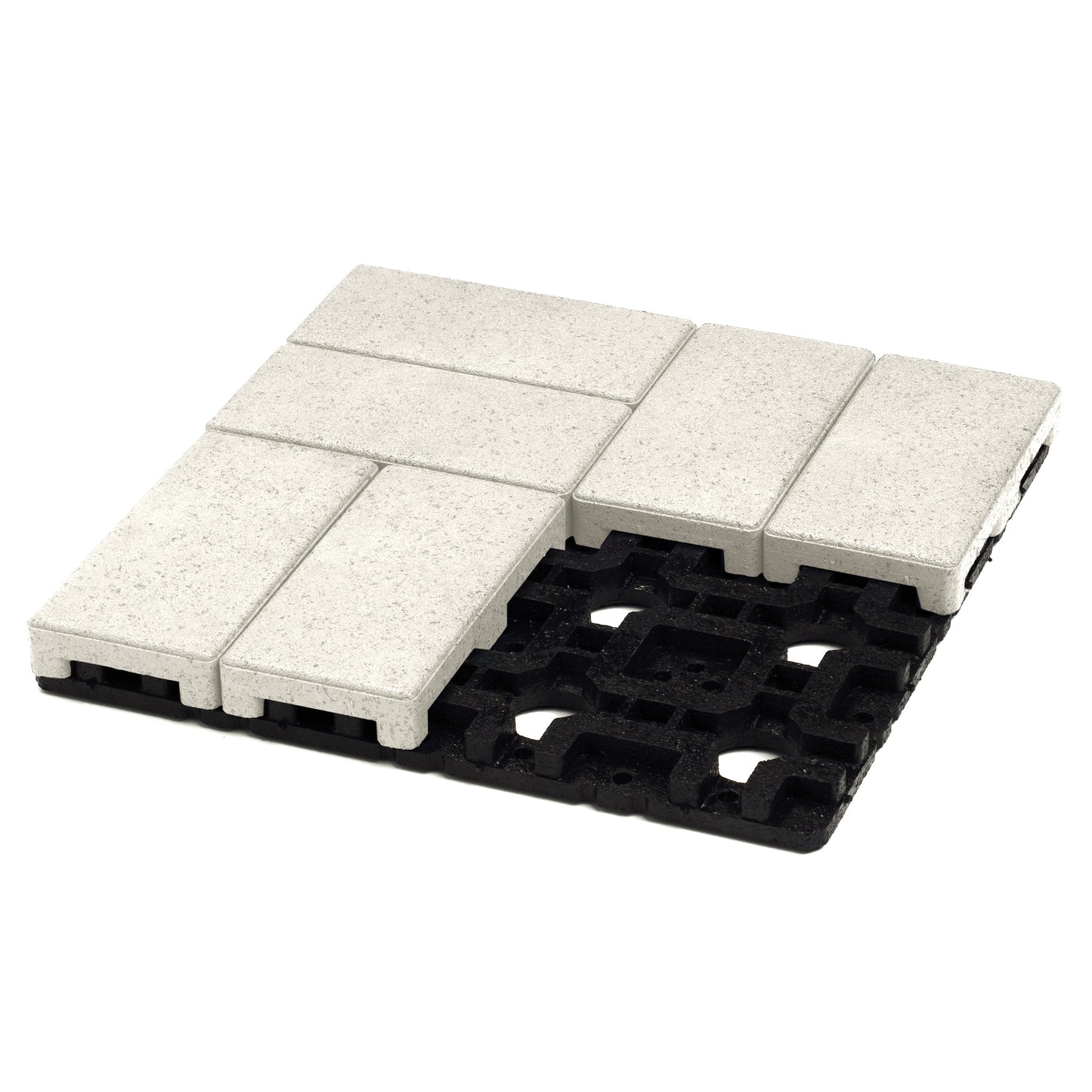 Aspire Pavers with Grid (8 - 4" x 8" Pavers on 16" x 16" Grid)
