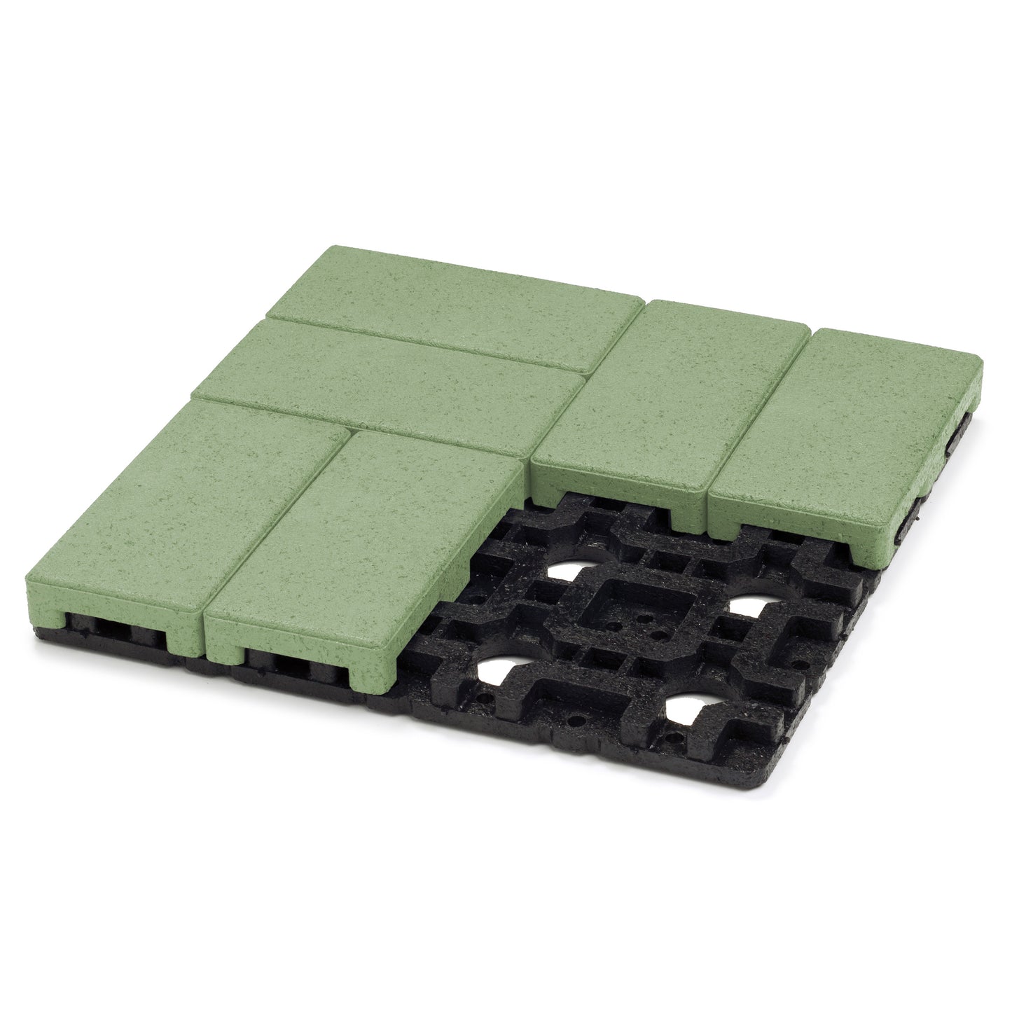 Aspire Pavers with Grid (8 - 4" x 8" Pavers on 16" x 16" Grid)