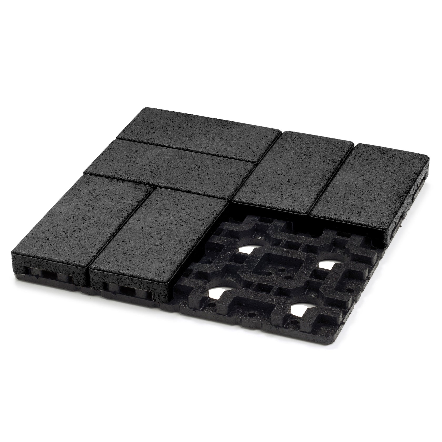 Aspire roof top patio pavers with grid 8 4 x 8 pavers on 16 x